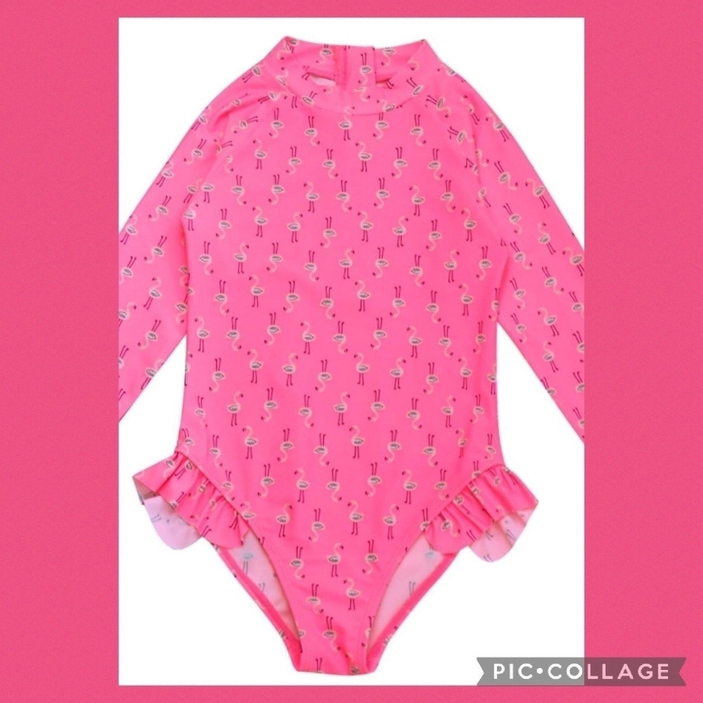 Pink baby swimsuit 10